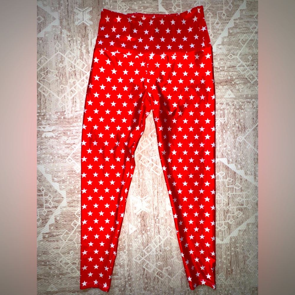 Gold Sheep Patriotic Stars & Stripes leggings